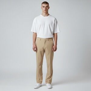 J.Lindeberg Pants Men's 38x28 Safari Beige Elliot Micro Golf Stretch Performance